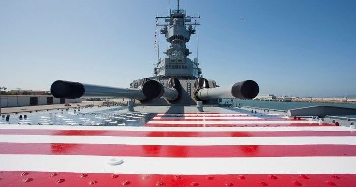 Victory the Dog  Battleship USS IOWA Museum Los Angeles